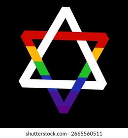 Prismatisches einfaches Design, Vektorkunst
