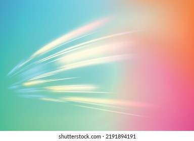 Prismbackground, prism texture. Crystal rainbow lights, refraction effects of rays in glass or gem stone. Vector