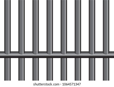 Prison Bars Background,vector Illustration Eps.10