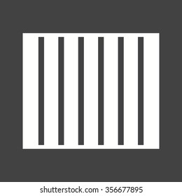Prison, bars, jail icon vector image.Can also be used for building and landmarks . Suitable for mobile apps, web apps and print media.