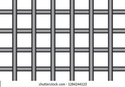 Prison bars.Way out to freedom concept.Vector illustration.EPS-10-Vector