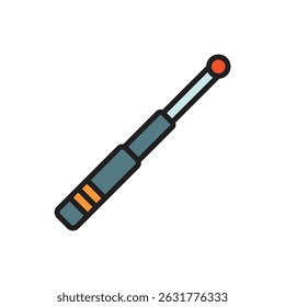Prison Baton Icon Vector Illustration