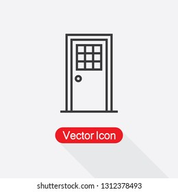 Prison Door Icon Vector Illustration Eps10