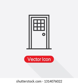 Prison Door Icon Vector Illustration Eps10