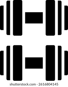 Prison Exercise Glyph Vector Icon Design