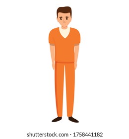 Prison icon. Cartoon of prison vector icon for web design isolated on white background