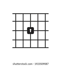 Prison icon design isolated on white background