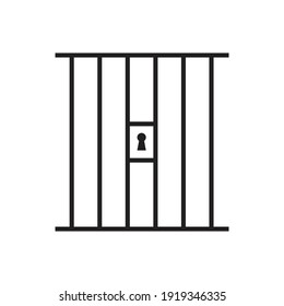 Prison Icon Design. Vector Illustration