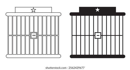 Prison icon design. vector illustration