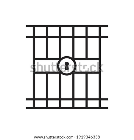 Prison icon design. vector illustration