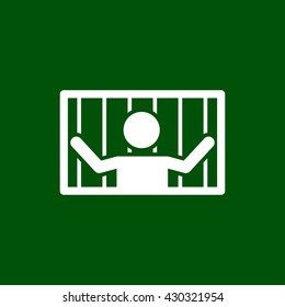 prison icon. prison vector illustration