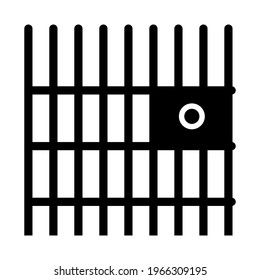 prison icon with vector illustration eps 10 