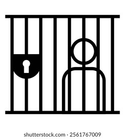 Prison icon vector illustration eps 10.