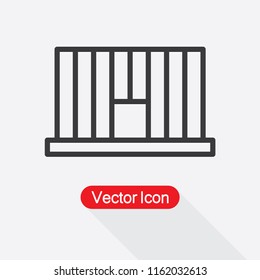 Prison Icon Vector Illustration Eps10