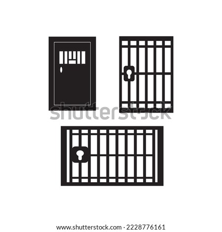 prison icon vector illustration symbol design