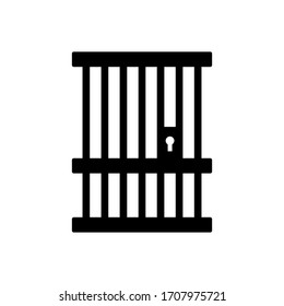 Prison, Jail icon vector on white background