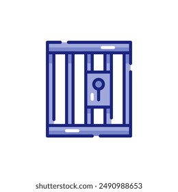 Icono de Vector de la Prisión de la Ley