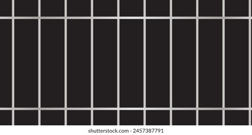 Prison metallic bars vector design illustration