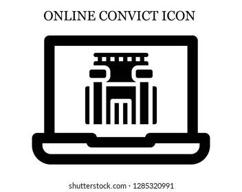 Prison search icon. Editable Prison search icon for web or mobile.