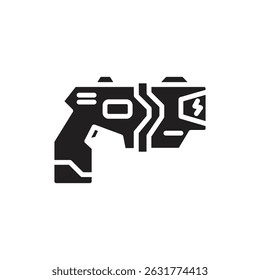Vektorgrafik mit gefülltem Symbol für Gefängnistaster