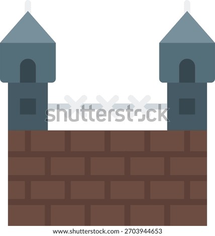 Prison vector design in modern style, criminal sentencing and corruption punishment concept, justice system illustration. Flat Icon