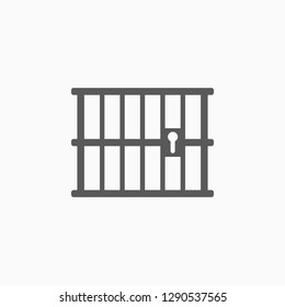 Prison Vector, Jail Icon