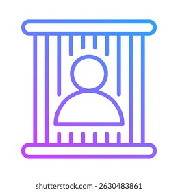 Prisoner Icon Element For Design
