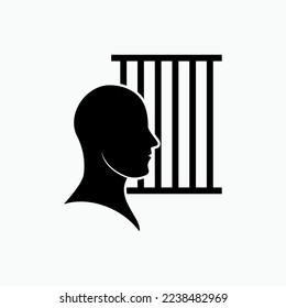 Prisoner Icon. Jail,  Convict Symbol.