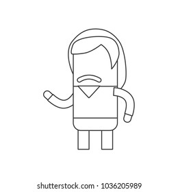 Prisoner icon, vector illustration design. Police collection.