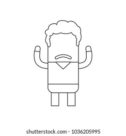 Prisoner icon, vector illustration design. Police collection.