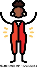 ilustración de las existencias de elementos de diseño aislados de presos. Vector de fondo blanco
