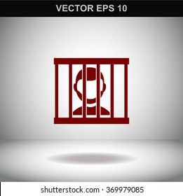 Prisoner vector icon