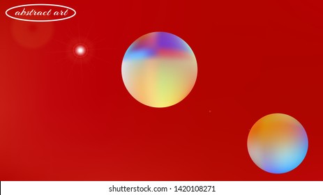Pristine space fantasy. Background texture, blur. Elementary colorific illustration idea. Red colored. Good new cosmos backgrounds. Colorful good background theme.