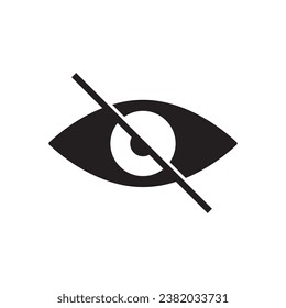 privacy eye icon vector template illustration logo design