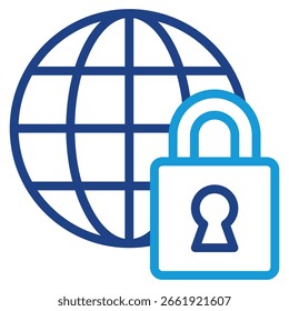 Elemento de icono de privacidad para el diseño