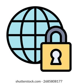 Elemento de icono de privacidad para el diseño