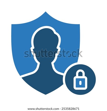 Privacy icon line vector illustrations