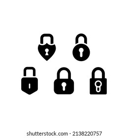 Privacy Icon Set Vector Symbol Design Illustration