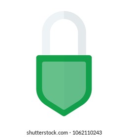 Privacy icon. Shield and lock