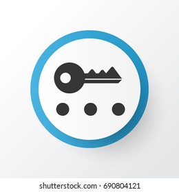 Privacy Icon Symbol. Premium Quality Isolated Key  Element In Trendy Style.