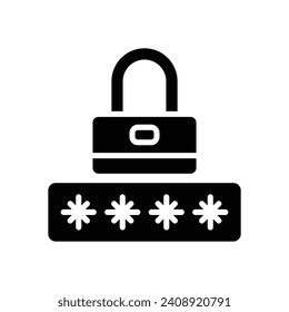 icono de privacidad. icono de glifo vectorial para tu sitio web, móvil, presentación y diseño de logotipo.