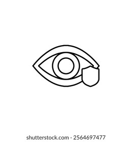 privacy icon vector symbol isolated