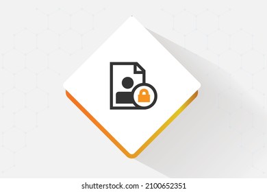 Privacy Impact Assessment Icon Vector design