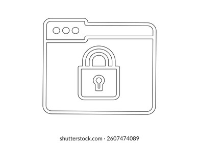 Privacy Lock Icon Vector, padlock security icon vector, secure padlock symbol design, digital lock icon, privacy protection lock symbol, encrypted data padlock icon