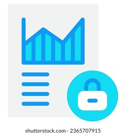  Privacy Metrics object illustration icon