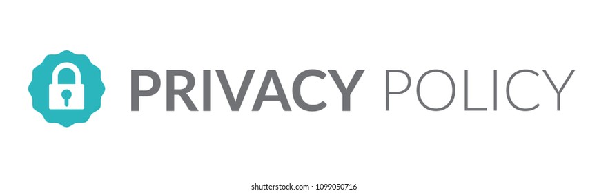 Privacy Policy Graphic Used For Header Banner Or Web Page W Icon Symbol