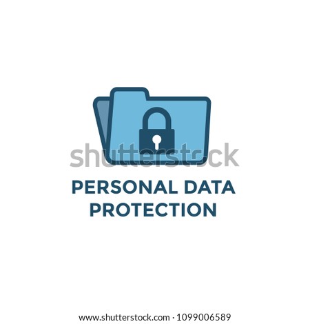 Privacy Policy graphic used for web page w icon symbol