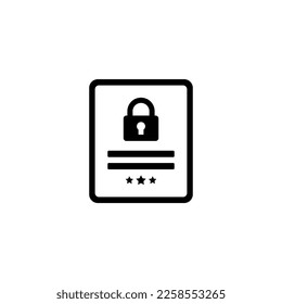 privacy policy icon or gdpr icon vector isolated on white background. GDPR privacy policy icon for any design. data protection icon, shield, cookies policy, compliant, personal data, or padlock.