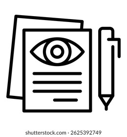 Privacy policy icon outline vector. Personal data. Internet information