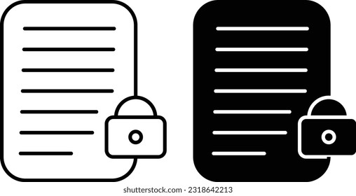Ficha de icono de la política de privacidad, línea de estilo plana simple y sólida ilustración de vector aislada sobre fondo blanco. Para aplicaciones, logotipo, sitios web, símbolo , UI, UX, gráfico y diseño web. EPS 10.